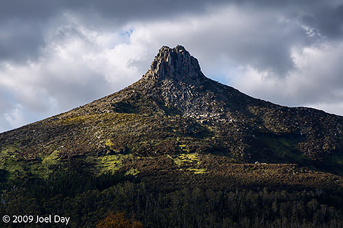 Mount Pelion East (1433m) along the Pelion to Kia Ora segment of the Overland Track in Tasmania