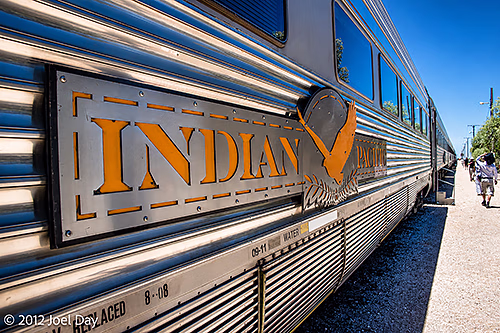 Indian Pacific train stop in Cook, South Australia