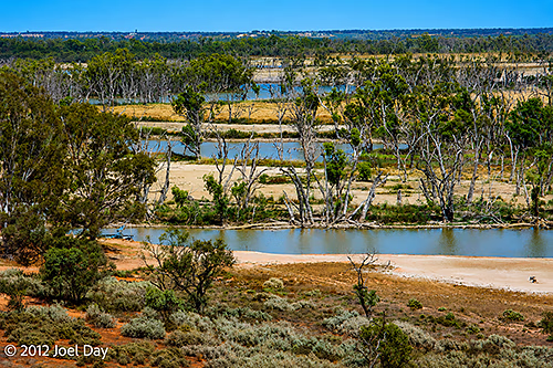 Murray River Meandering through agricultural regions in South Australia.