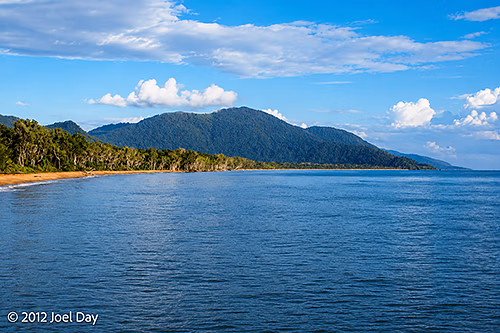Russell River National Park view from Bramston Beach, Queensland