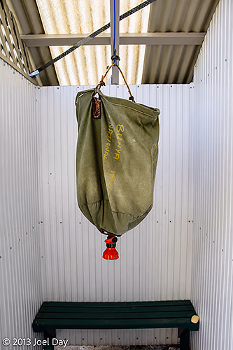 Donkey Boiler shower bag, Bunya Mountains National Park, Queensland