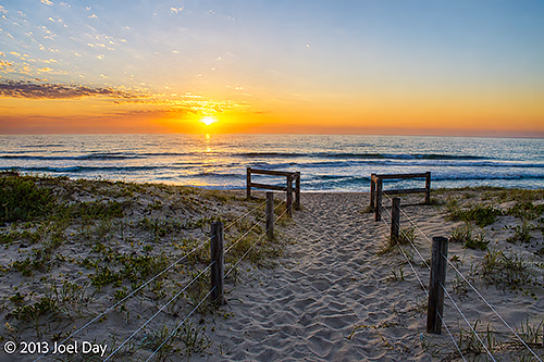Mungo Beach, Myall Lakes National Park, New South Wales, at Dawn 
