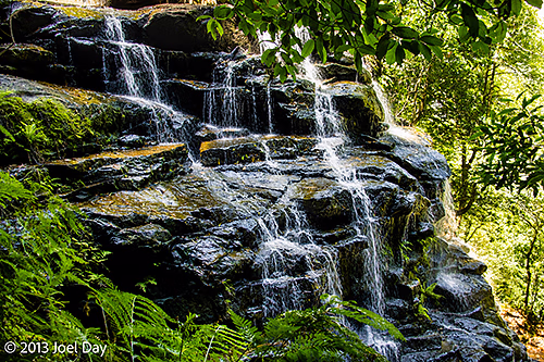 Waterfall along National Pass Trail in Blue Mountains National Park, New South Wales