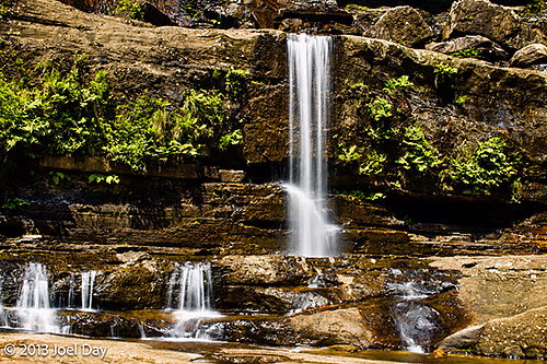 Waterfall along National Pass Trail in Blue Mountains National Park, New South Wales
