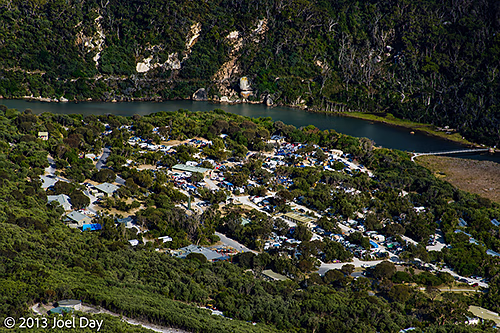 View of Crowded Campground at Wilsons Promontory National Park