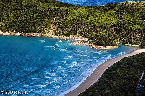 Mount Oberon Summit view of Norman Beach, Wilsons Promontory National Park, Victoria