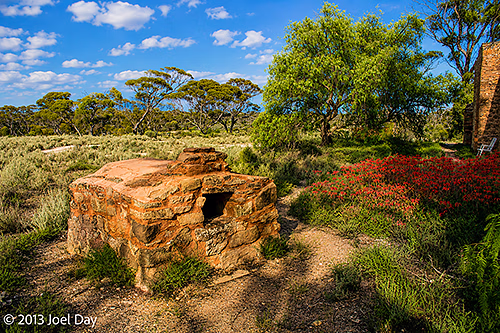 1890 Deralinya Homestead hearth along the Balladonia Track near Esperance, Western Australia 