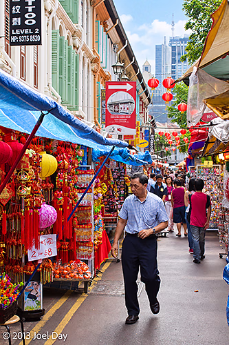 Chinese New Year street markets in Singapore