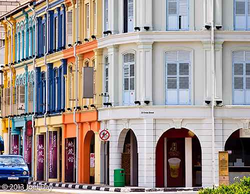 Heritage Shophouses of Chinatown in Singapore