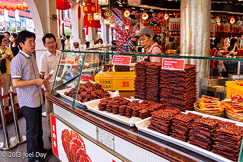 Bak Kwa Stall, Chinatown, Singapore
