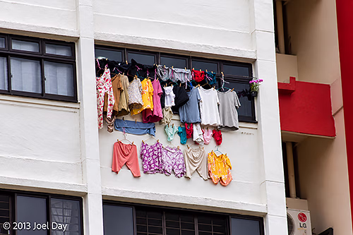 Singapore laundry drying