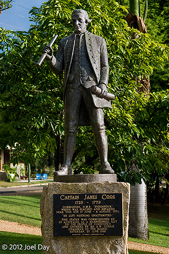 Captain James Cook statue in Cooktown, Queensland
